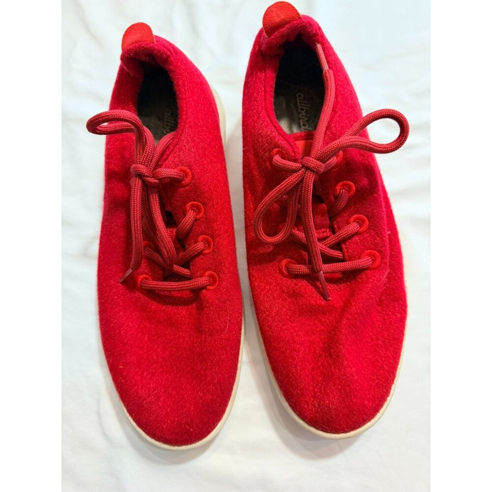 Allbirds Womens Wool Runners Red US 10 Lightweight Comfort Sneakers